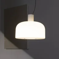 Lampy sufitowe - FLOS Lampa wisząca szklana Bellhop Glass S2, możliwość ściemniania, biały / opal, salon / jadalnia, szkło - miniaturka - grafika 1