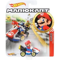 Samochody i pojazdy dla dzieci - Mattel Hot Wheels Mario Kart Pojazd Mario GBG26 - miniaturka - grafika 1