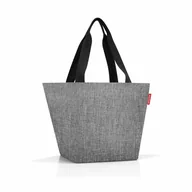 Torby i wózki na zakupy - Torba shopper M twist silver kod: RZS7052 + Sprawdź na SuperWnetrze.pl - miniaturka - grafika 1