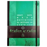 Zeszyty szkolne - Think Green Brulion Flexi 96Kb5 W Kratkę Folia Mat + Lakier Wybiórczy - miniaturka - grafika 1