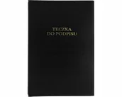 Teczki i skoroszyty - Barbara Teczka do podpisu 20 przekładek granatowa - miniaturka - grafika 1