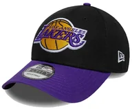 Czapki damskie - Czapka z daszkiem NEW ERA LA Lakers NBA Side Patch 9FORTY czarna - miniaturka - grafika 1