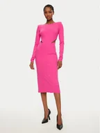 Sukienki - Patrizia Pepe Sukienka koktajlowa 8A1454/J129-R846 Różowy Slim Fit - miniaturka - grafika 1