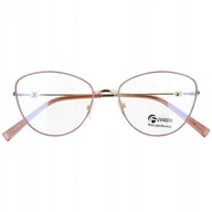 Okulary korekcyjne, oprawki, szkła - Okulary kocie oczy z filtrem BLUE LIGHT do komputera zerówki 2542-3 - miniaturka - grafika 1