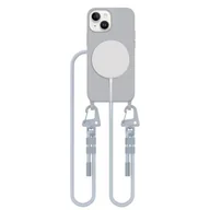 Etui i futerały do telefonów - Etui TECH-PROTECT MagNecklace MagSafe do Apple iPhone 13 Mini Szary - miniaturka - grafika 1