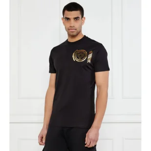 Plein Sport T-shirt Lamina Tiger Loose fit - Koszulki męskie - miniaturka - grafika 1