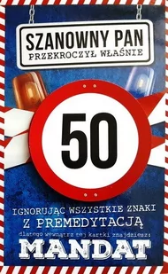 Kartka na 50 urodziny dla mężczyzny  JCX 13 - Kartki okolicznościowe i zaproszenia - miniaturka - grafika 1