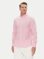 Koszule męskie - Tommy Hilfiger Koszula MW0MW37550 Różowy Regular Fit - miniaturka - grafika 1