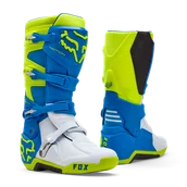 Buty motocyklowe - Buty Cross FOX Motion Niebieski/Żółty43 - miniaturka - grafika 1
