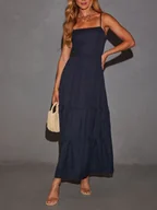 Sukienki - Milan Kiss Sukienka w kolorze granatowym - miniaturka - grafika 1