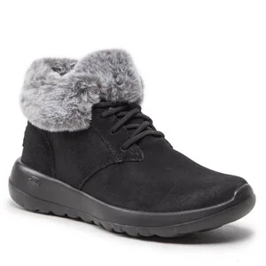Botki Skechers - On The Go Joy 144042/BKGY Black/Grey - Botki damskie - miniaturka - grafika 1