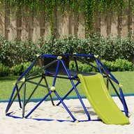 Place zabaw - vidaXL Domek do wspinaczki ze zjeżdżalnią dla dzieci 3-10 lat 247 cm 200 kg - miniaturka - grafika 1
