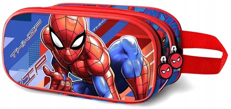Piórnik 2 Przegrody Spiderman Saszetka 3D Marvel
