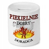 Skarbonki - Skarbonka Dla Doradcy na Urodziny na Prezent z Nadrukiem ze Zdjęciem + Opakowanie na prezent (wzór 03) - miniaturka - grafika 1