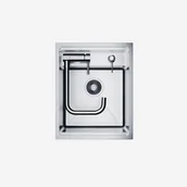 Zlewozmywaki - Zlewozmywak stalowy LANILIA Evier 40.1B Inox ze składaną baterią - miniaturka - grafika 1