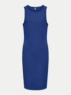 Sukienki i spódniczki dla dziewczynek - Kids ONLY Sukienka codzienna Belfast 15324397 Niebieski Slim Fit - miniaturka - grafika 1