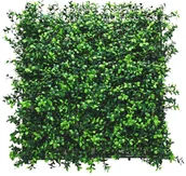 Sztuczne kwiaty - PANEL ZIELENI BUKSZPAN 50X50 CM ZIELONA ŚCIANA - miniaturka - grafika 1