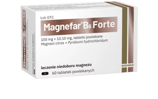 Biofarm Sp. z o.o. Magnefar B6 FORTE 60 tabl. 3620546 - Układ nerwowy - miniaturka - grafika 1