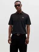 Koszulki męskie - Jack & Jones Koszulka polo "Daytona" w kolorze czarnym - miniaturka - grafika 1