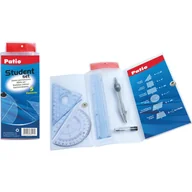 Przybory szkolne - Zestaw geometryczny 5 elementowy w etui 89170PTR Patio - miniaturka - grafika 1