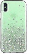 Etui i futerały do telefonów - Wozinsky Star Glitter błyszczące etui pokrowiec z brokatem Samsung Galaxy A41 zielony - Zielony - miniaturka - grafika 1
