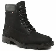 Botki męskie - Trzewiki męskie TOMMY HILFIGER r. 42 skórzane trapery półbuty 28 cm - miniaturka - grafika 1