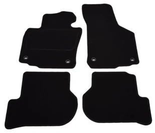 Vw Golf V 2003-2008R. - Czarne Dywaniki Welurowe W Jakości Economy - Dywaniki samochodowe - miniaturka - grafika 1