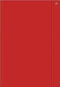 Teczki i skoroszyty - INTERDRUK Teczka z gumką A4+ jednokolorowa czerwona (10szt) - miniaturka - grafika 1