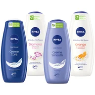 Kosmetyki do kąpieli - NIVEA żel płyn pod prysznic damski zestaw 4x500ml - miniaturka - grafika 1