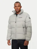 Kurtki męskie - Napapijri Kurtka zimowa A-Suomi NP0A4GJF Szary Regular Fit - miniaturka - grafika 1