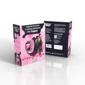 Smartwatch - KiDiZ Fiber Różowy - miniaturka - grafika 1