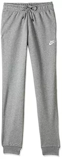Spodnie damskie - Nike Spodnie damskie W Nsw Essntl Pant Tight Flc szary Dk Grey Heather/(White) L BV4099 - grafika 1