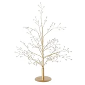 Ozdoby bożonarodzeniowe - Dekoracyjne złote drzewko GLOOMY, 40 cm - miniaturka - grafika 1