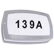 Lampy ogrodowe - Ideus Struhm Kinkiet zewnętrzny z numerem domu SOLINA LED 03686 - miniaturka - grafika 1