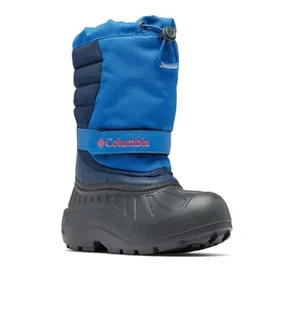 Columbia Unisex dziecięce śniegowce Powderbug Snowlite, Górski błękit korzenny, 33 EU - Śniegowce damskie - miniaturka - grafika 1