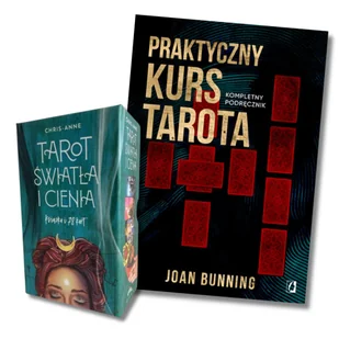 Zestaw Tarot Światła i Cienia oraz książka Praktyczny Kurs Tarota - książka - Ezoteryka - miniaturka - grafika 1