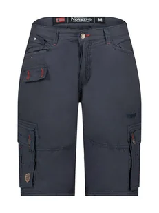 Geographical Norway Bermudy "Palmdale" w kolorze granatowym - Spodnie męskie - miniaturka - grafika 1