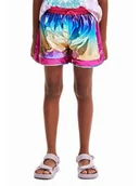 Spodenki damskie - Desigual Szorty materiałowe 23SGPW02 Kolorowy Regular Fit - miniaturka - grafika 1