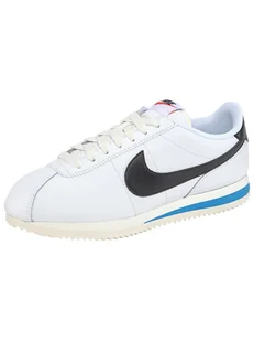 Nike Skórzane sneakersy "Cortez" w kolorze biało-czarno-niebieskim - Trampki damskie - miniaturka - grafika 1