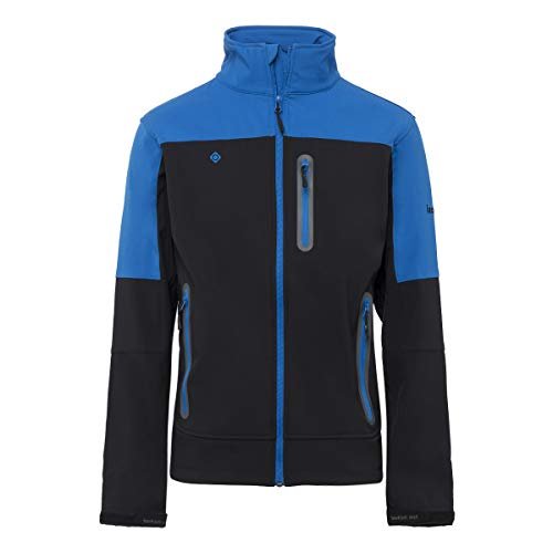 IZAS LEGAN męska kurtka softshellowa, Royal/czarna, XL