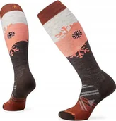 Skarpety termoaktywne - Smartwool W'S Ski Full Cushion Snowpocalypse Pattern OTC Socks, 207, M - miniaturka - grafika 1