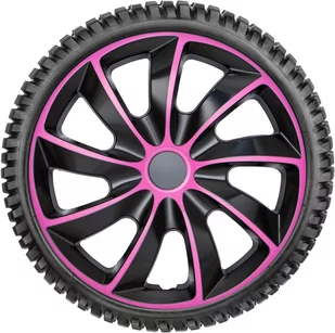 Kołpaki Samochodowe Nrm Quad 15" (Różowo-Czarny) - Kołpaki samochodowe - miniaturka - grafika 1