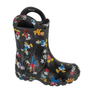 Buty dla dziewczynek - Kalosze Crocs Mickey Friends Handle It Boot Jr 210889-90H czarne - miniaturka - grafika 1