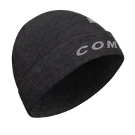 Czapki i chusty sportowe męskie - COMPRESSPORT Czapka CASUAL BEANIE czarna - miniaturka - grafika 1