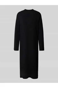 Sukienka midi z prążkowaną stójką model ELMA - YAS - Sukienki - miniaturka - grafika 1