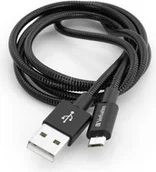 Kable USB - Kabel USB Verbatim USB-A - microUSB 1 m Czarny 48863 - miniaturka - grafika 1