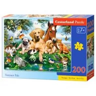 Puzzle - Castorland Puzzle 200 elementów. Letni kumple - miniaturka - grafika 1
