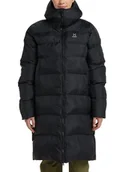 Kurtki damskie - Haglöfs Płaszcz zimowy "Long Mimic" w kolorze czarnym - miniaturka - grafika 1