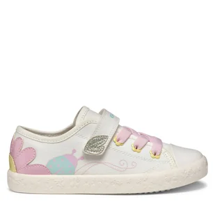 Trampki Geox J Gisli J554NC 10 C0406 S Biały - Buty dla dziewczynek - miniaturka - grafika 1
