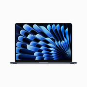 Laptopy - Apple MacBook Air 15" M2 8-core CPU + 10-core GPU / 16GB RAM / 512GB SSD / Klawiatura US / Północ (Midnight) - miniaturka - grafika 1